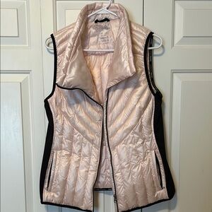 Calvin Klein Performance Pink and Black Down Vest, sz XL